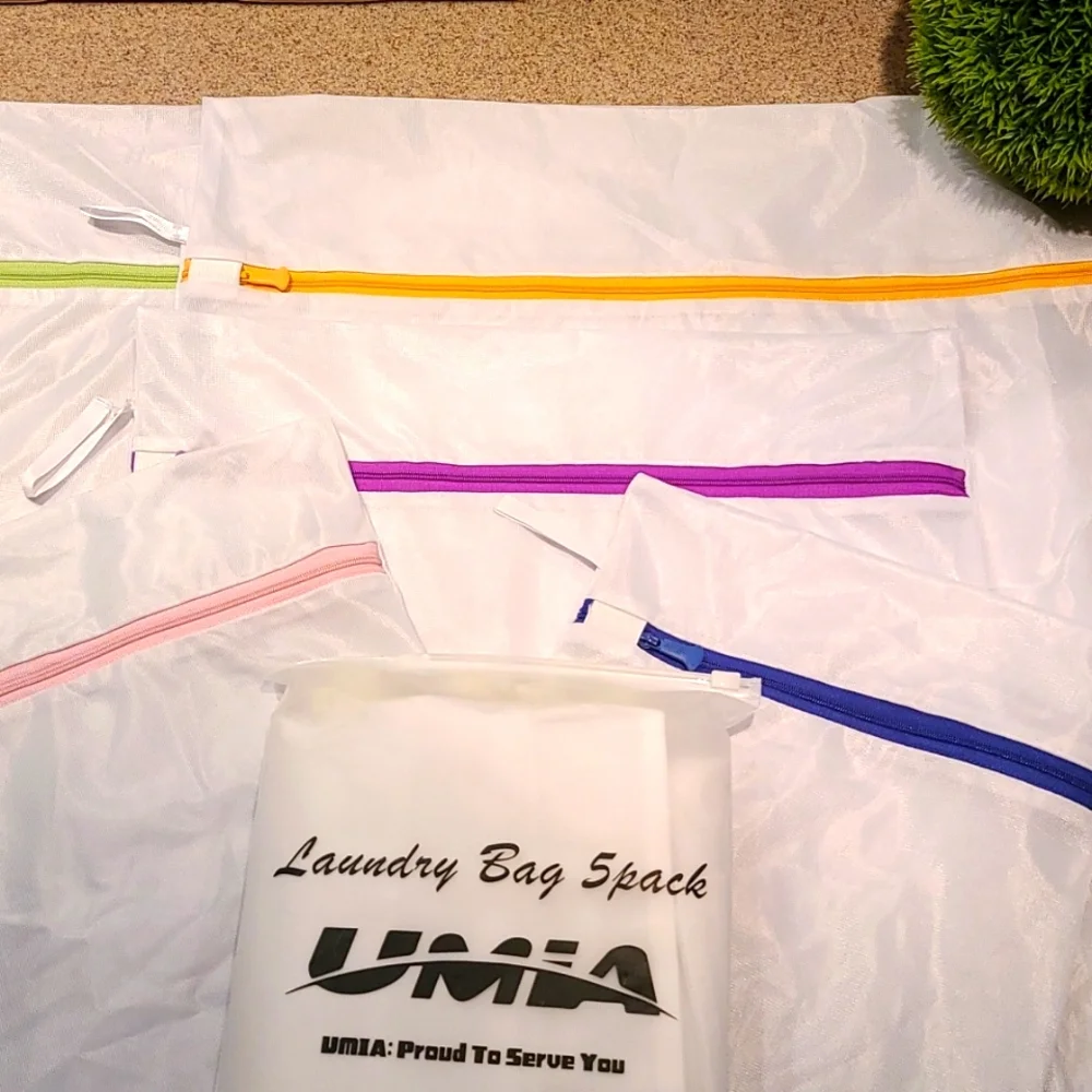 Laundry Bag 5-pack Large asst size for sweaters to hosiery, high quality NWT